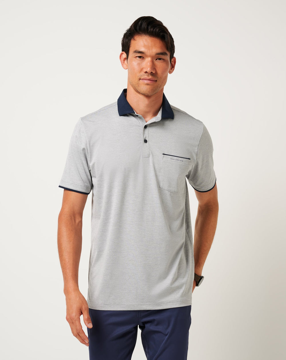 Call It Off Polo Men/Heather Medium Grey