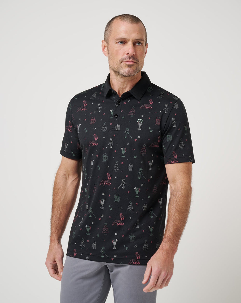 Holiday Magic Polo Men/Black