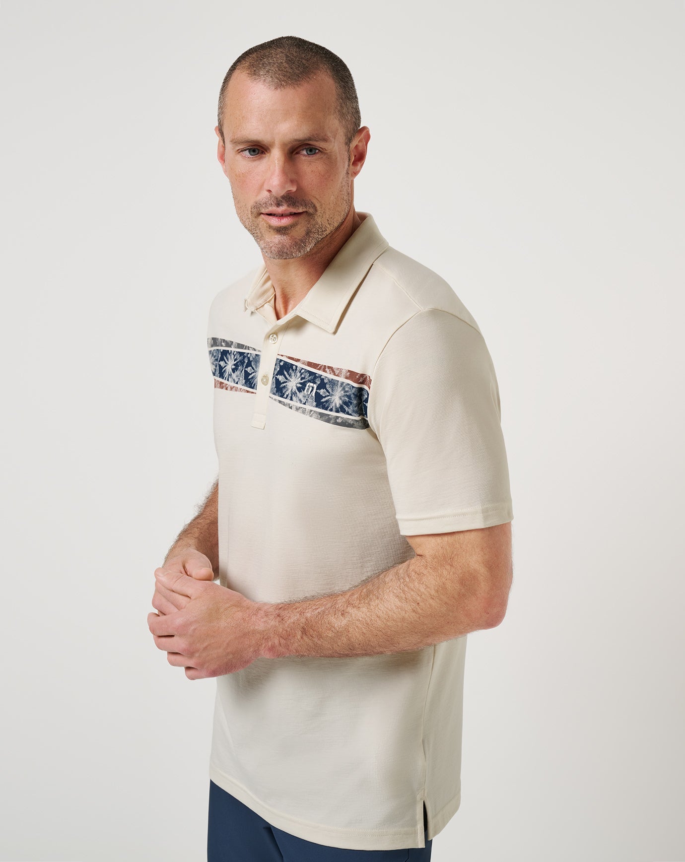 Postcard Market Polo Men|Golf/Birch