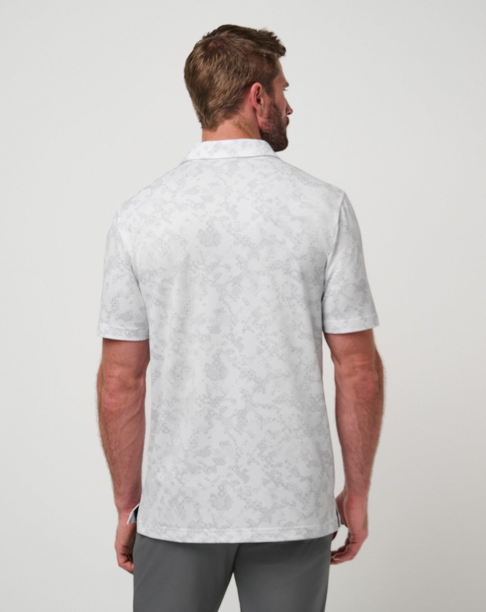 Featherweight Steep Wave Polo Men|Golf|New/White