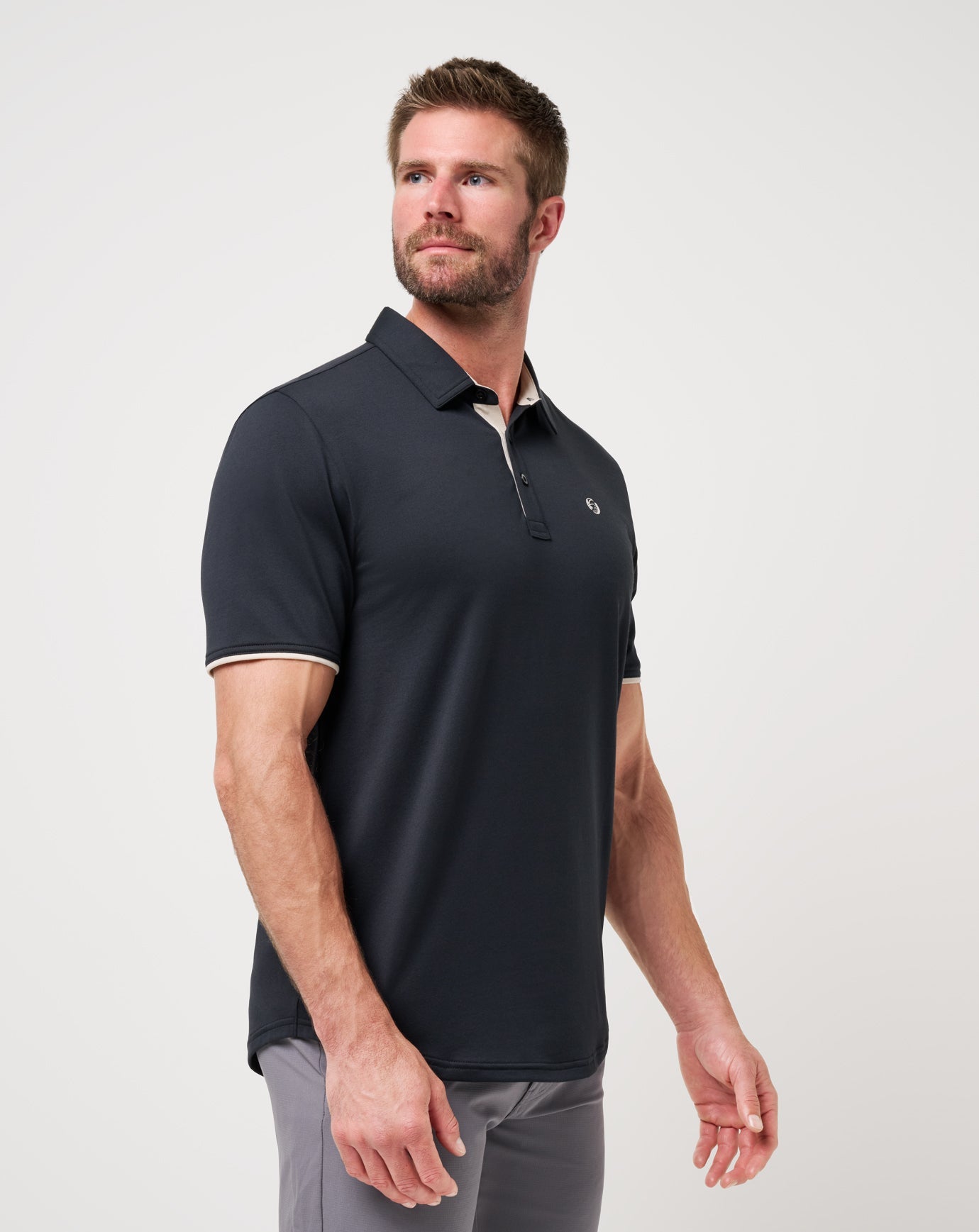 Featherweight On The Grind Polo Men|Golf|New/Black