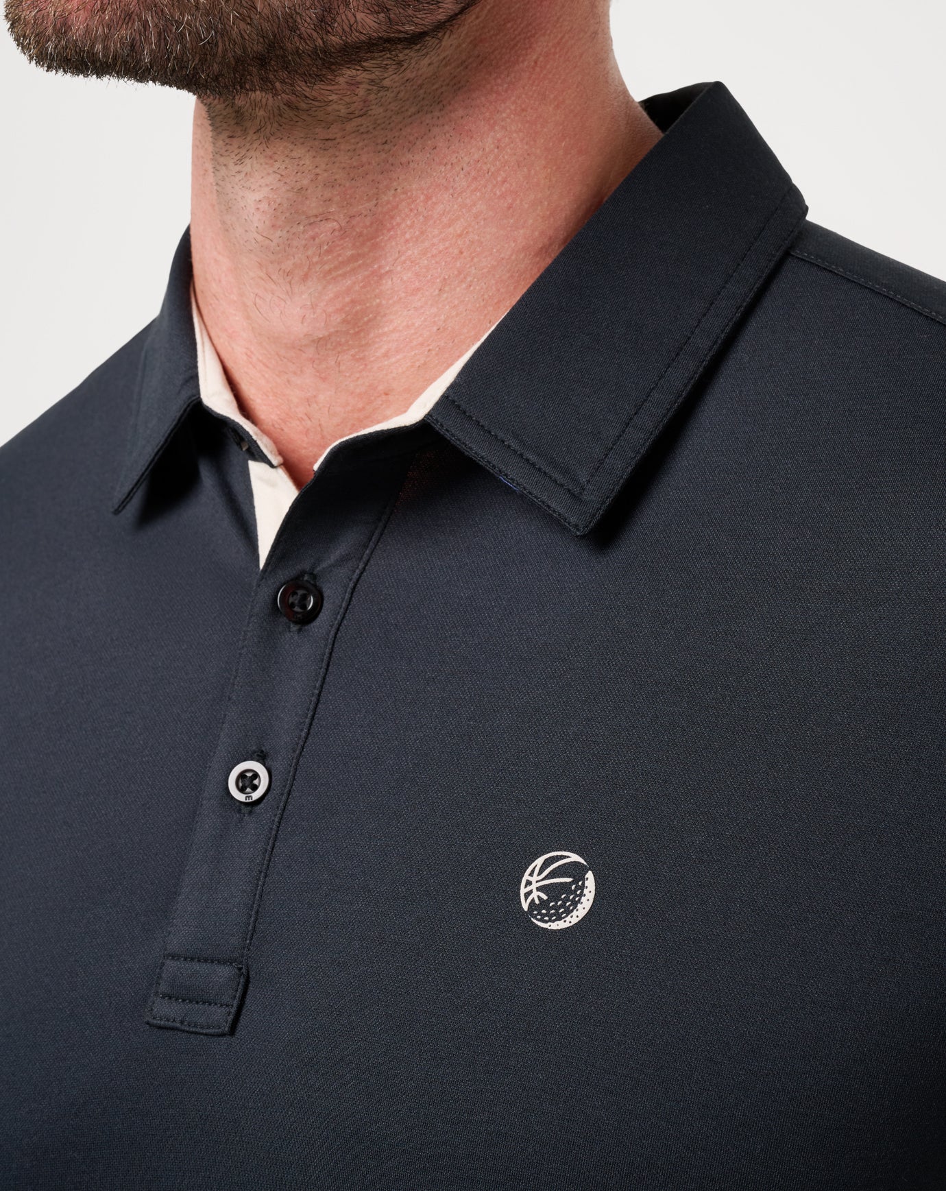 Featherweight On The Grind Polo Men|Golf|New/Black