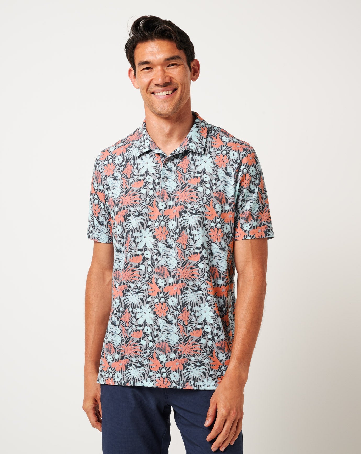 Featherweight Sands Polo Men/Heather Medium Grey