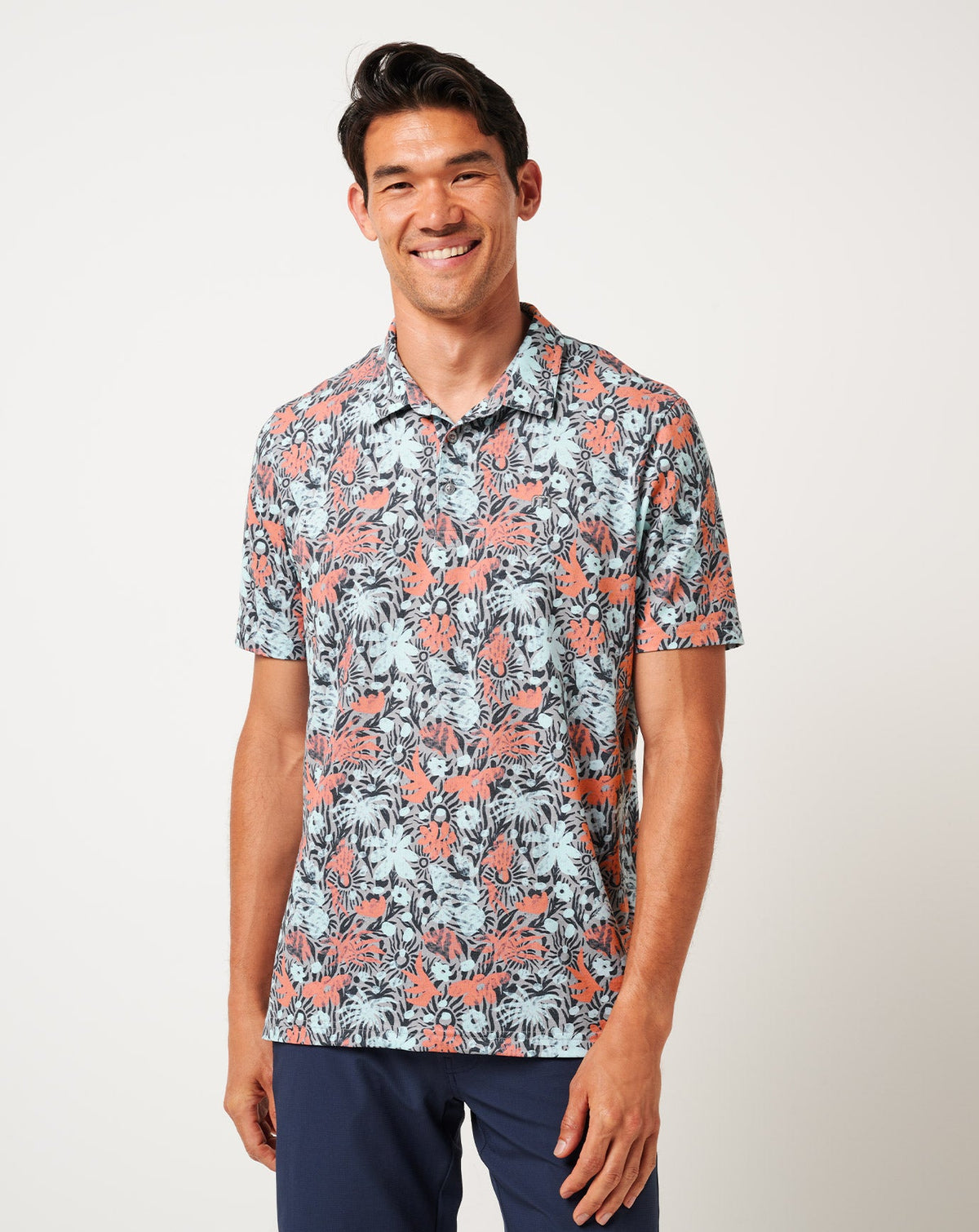 Featherweight Sands Polo Men/Heather Medium Grey