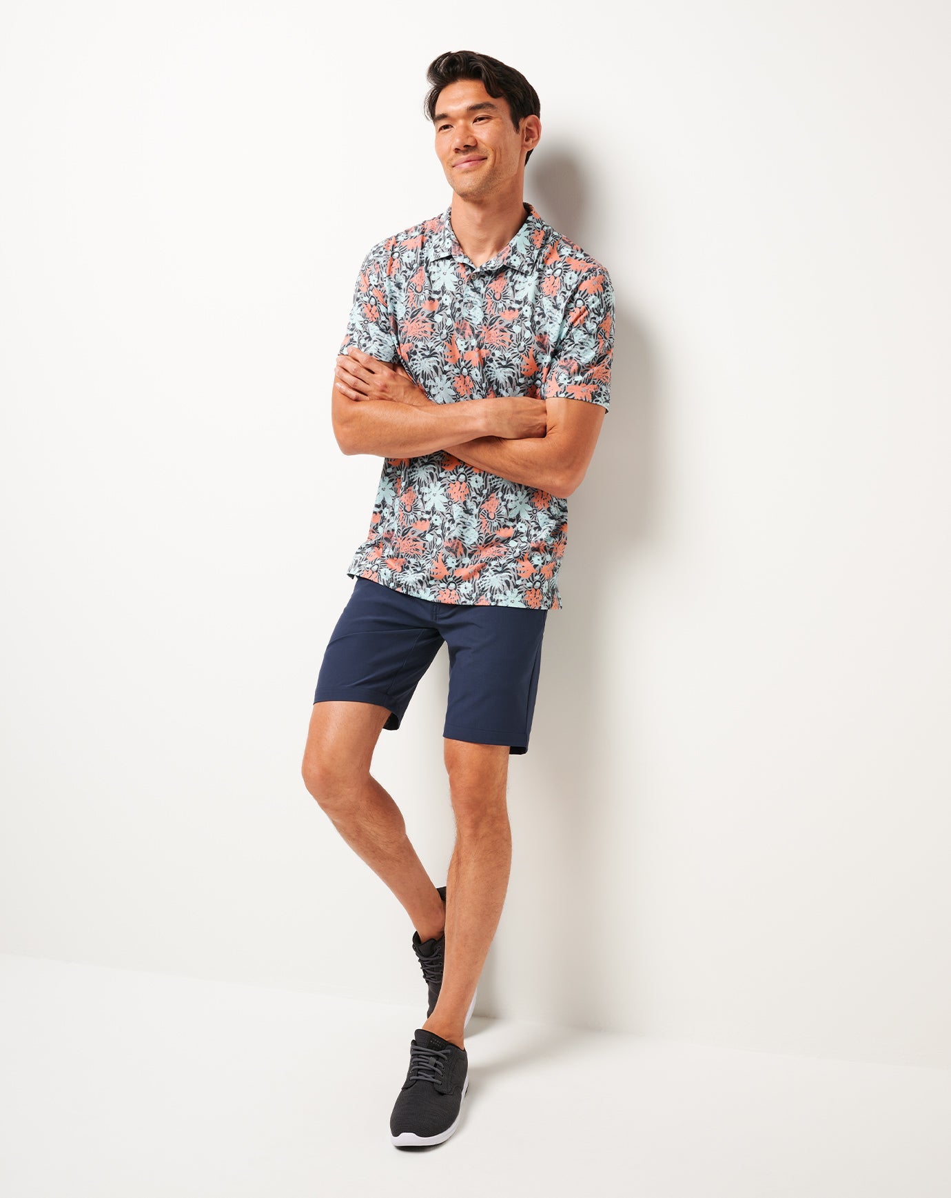 Featherweight Sands Polo Men/Heather Medium Grey