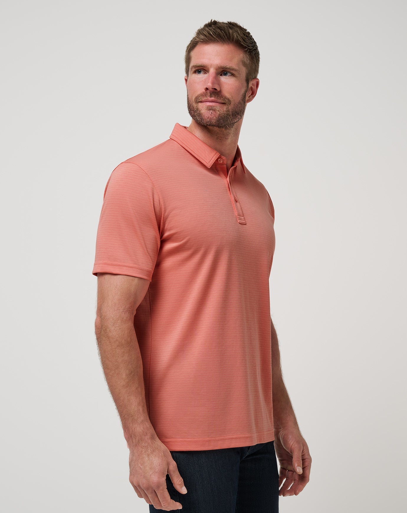 On Our Way Polo Men/Terra Cotta