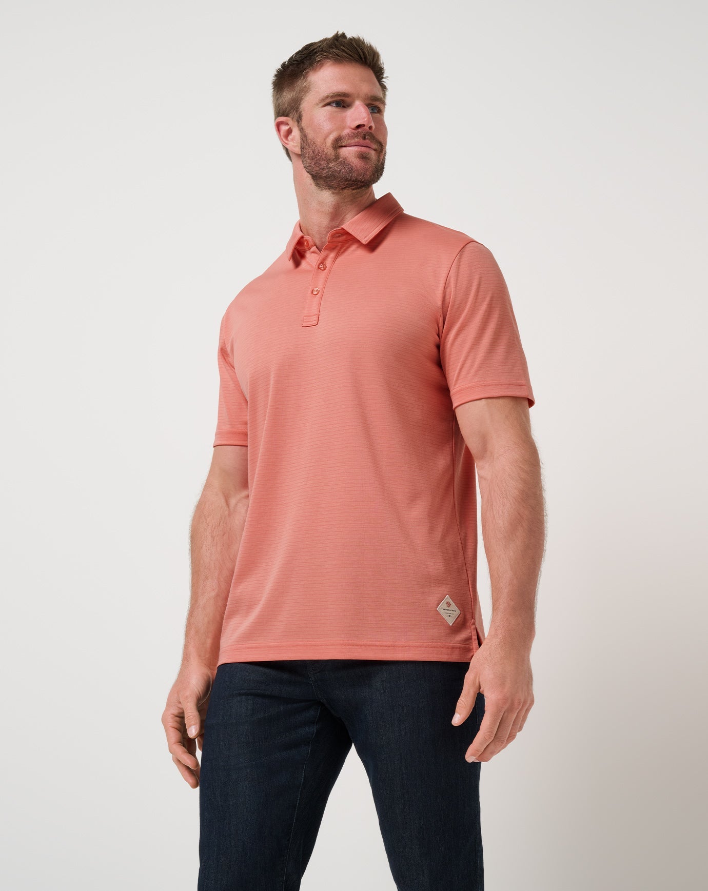 On Our Way Polo Men/Terra Cotta