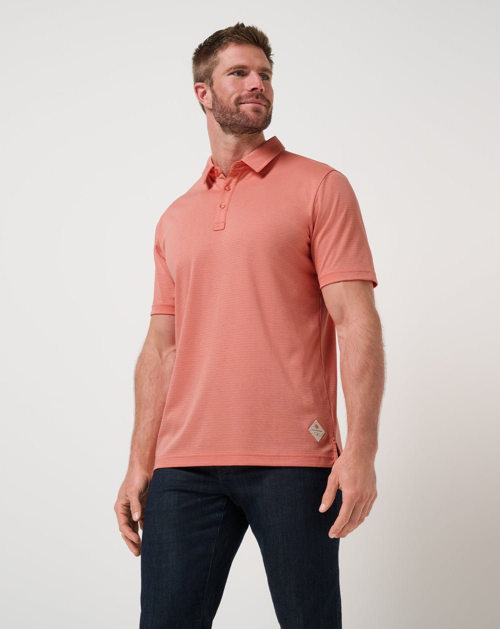 On Our Way Polo Men/Terra Cotta