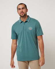 Patron Parade Polo Men|Golf/Silver Pine