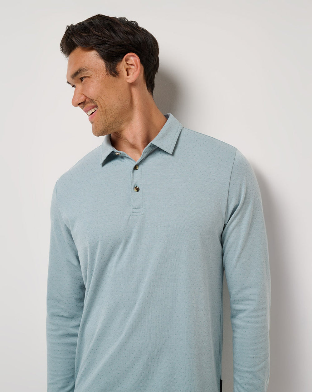 Handsome Town Long Sleeve Polo Men/Arona