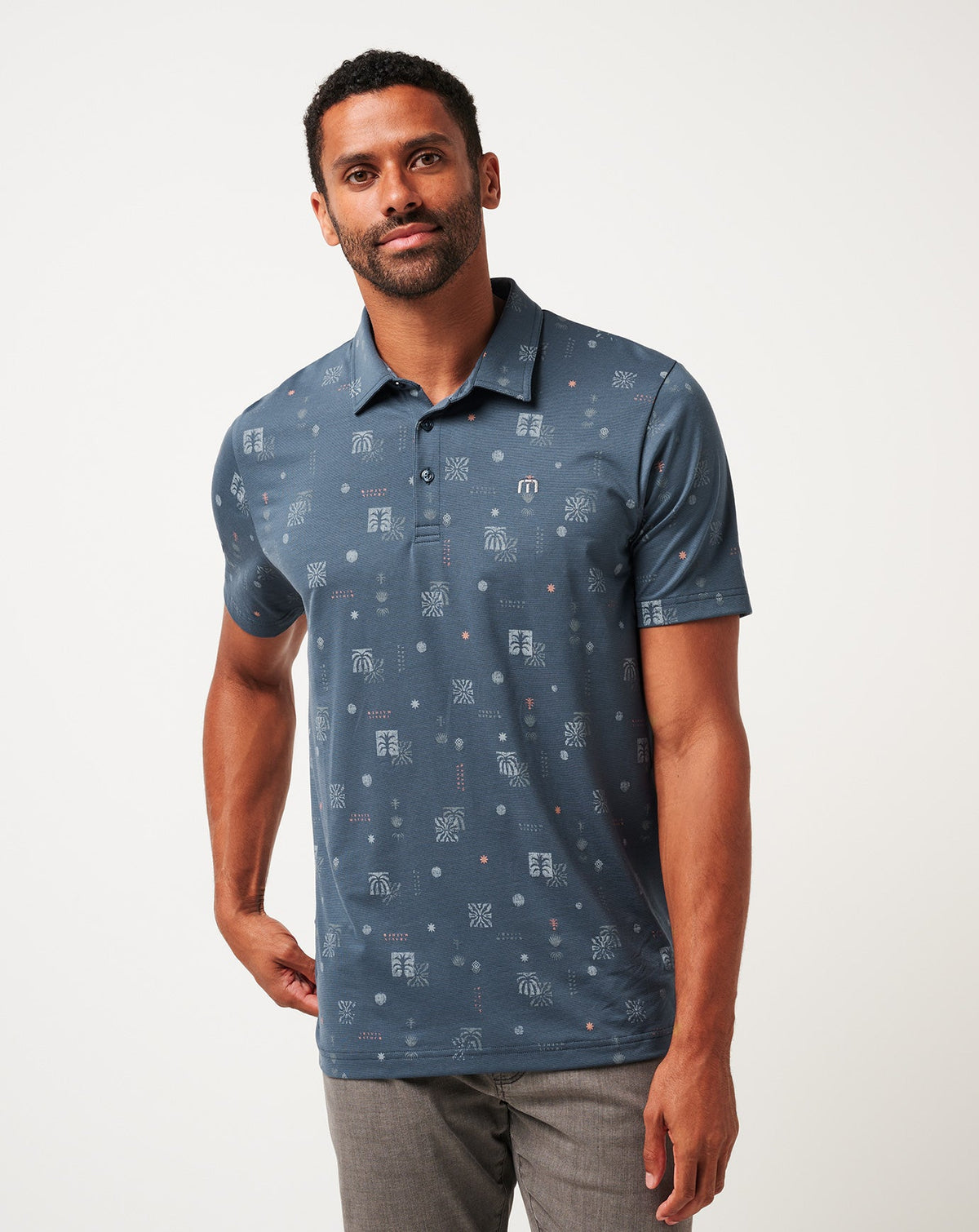 Quick Trip Polo Men/Mood Indigo/Vintage Indigo