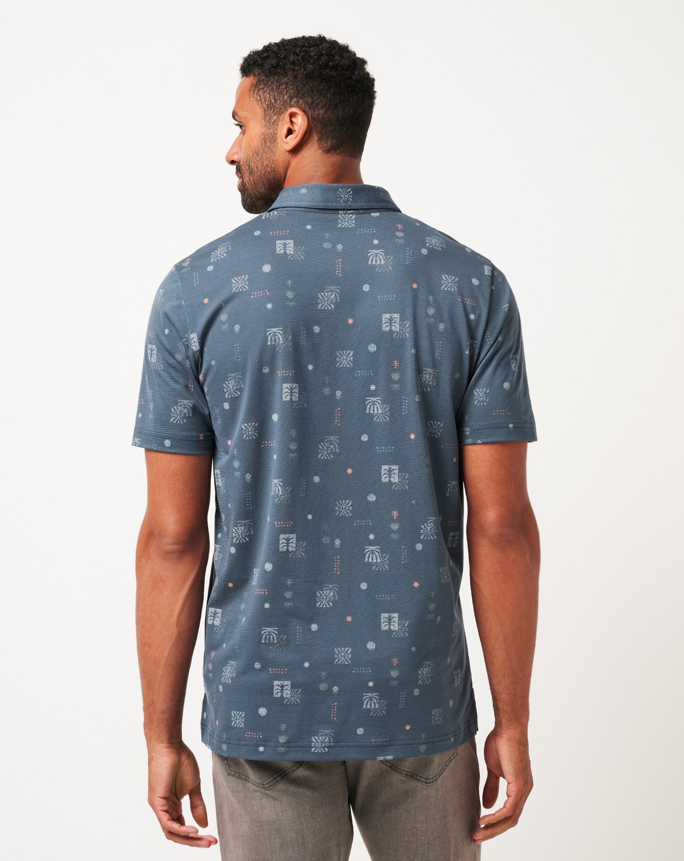 Quick Trip Polo Men/Mood Indigo/Vintage Indigo