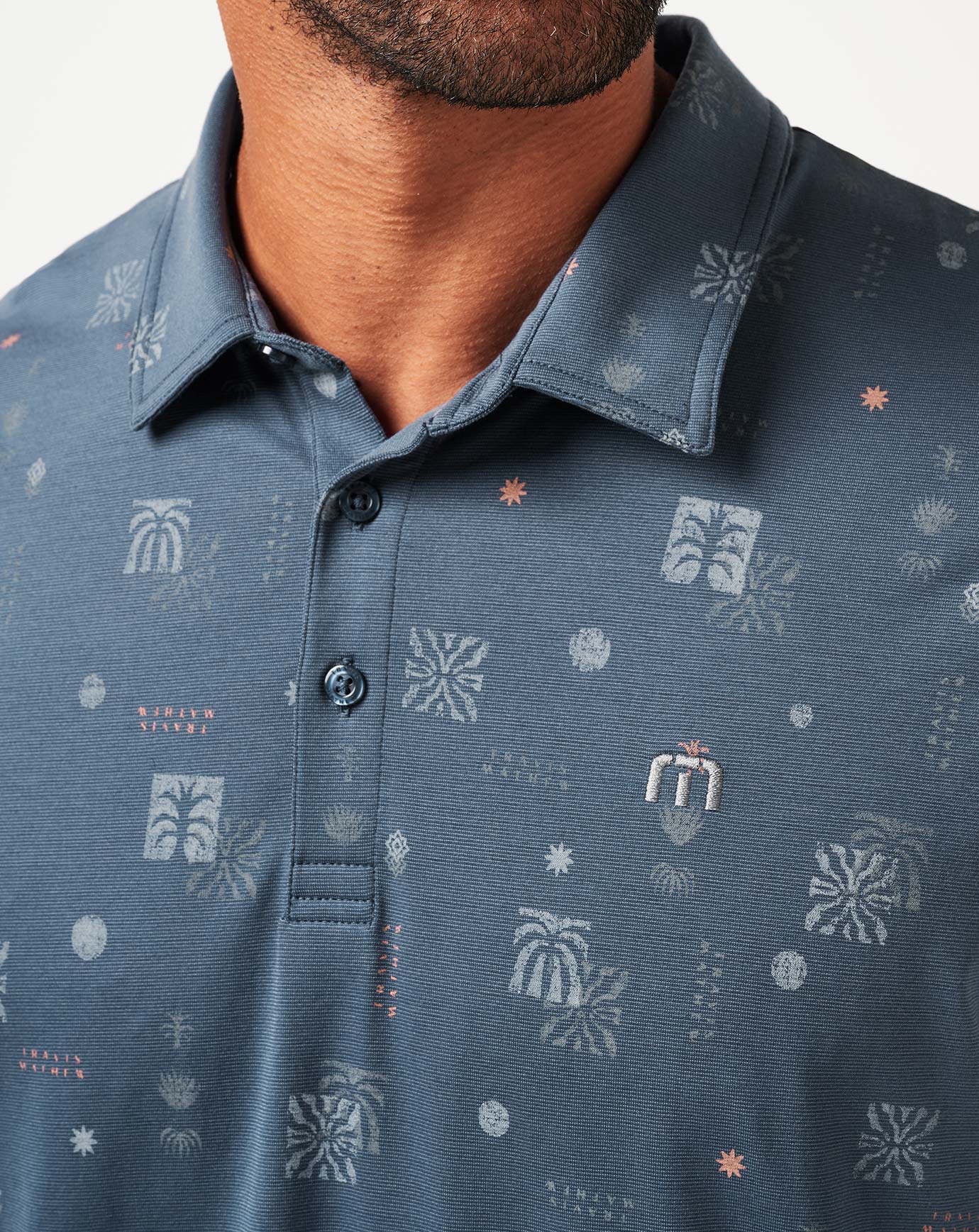 Quick Trip Polo Men/Mood Indigo/Vintage Indigo