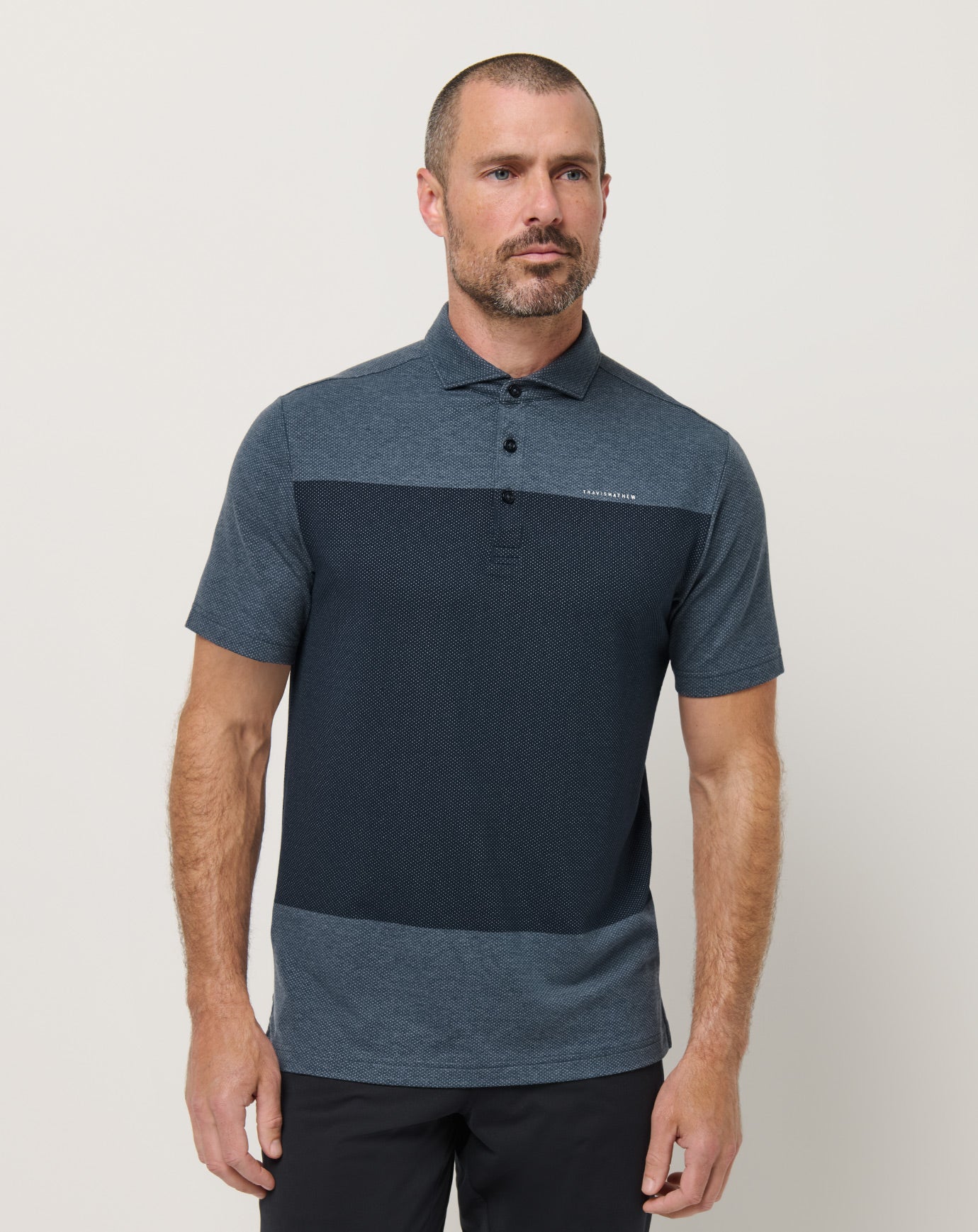 Rudder Runner Polo Men/Heather Total Eclipse
