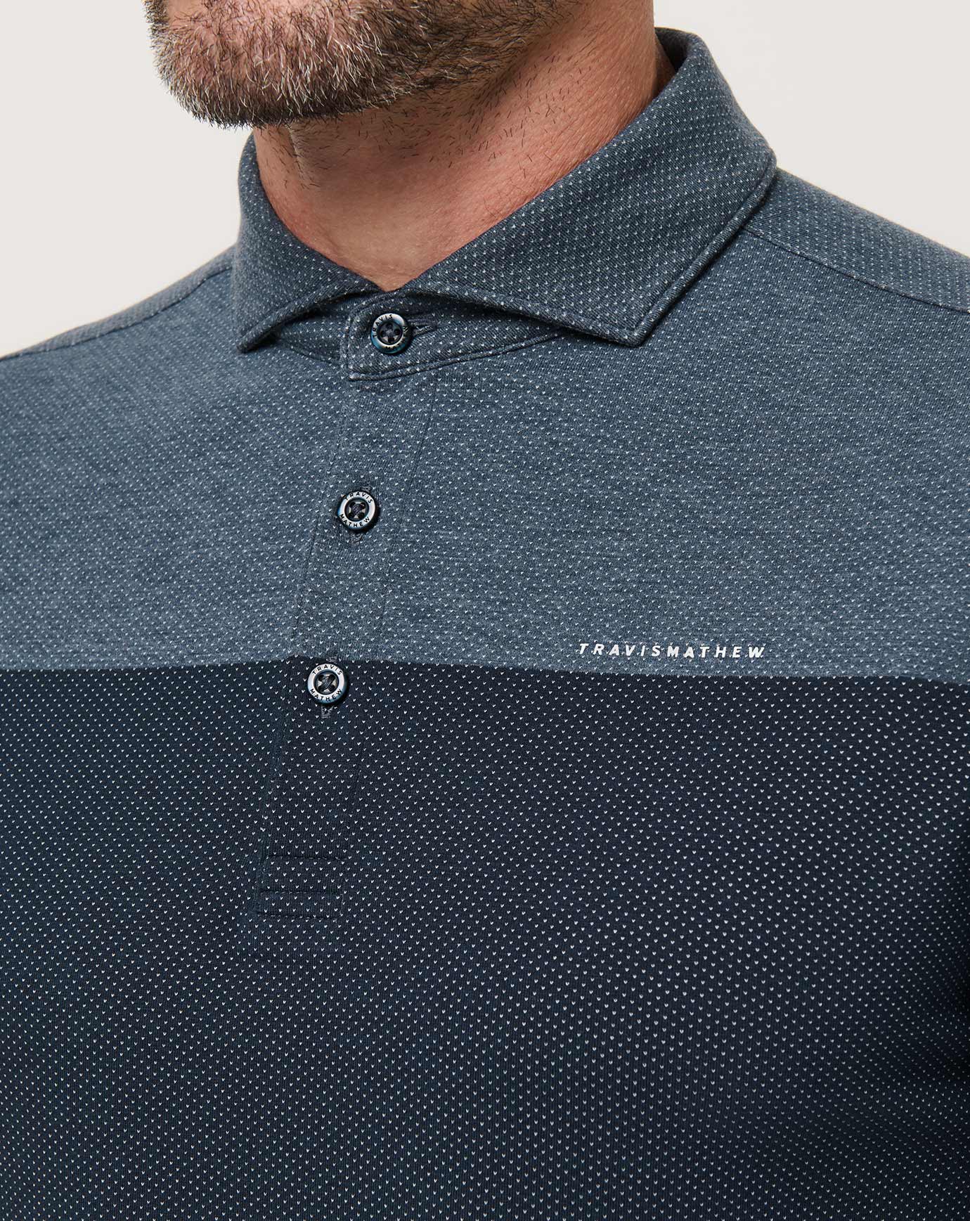 Rudder Runner Polo Men/Heather Total Eclipse
