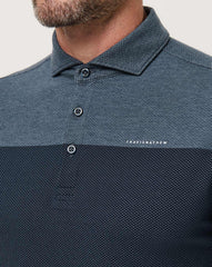 Rudder Runner Polo Men/Heather Total Eclipse