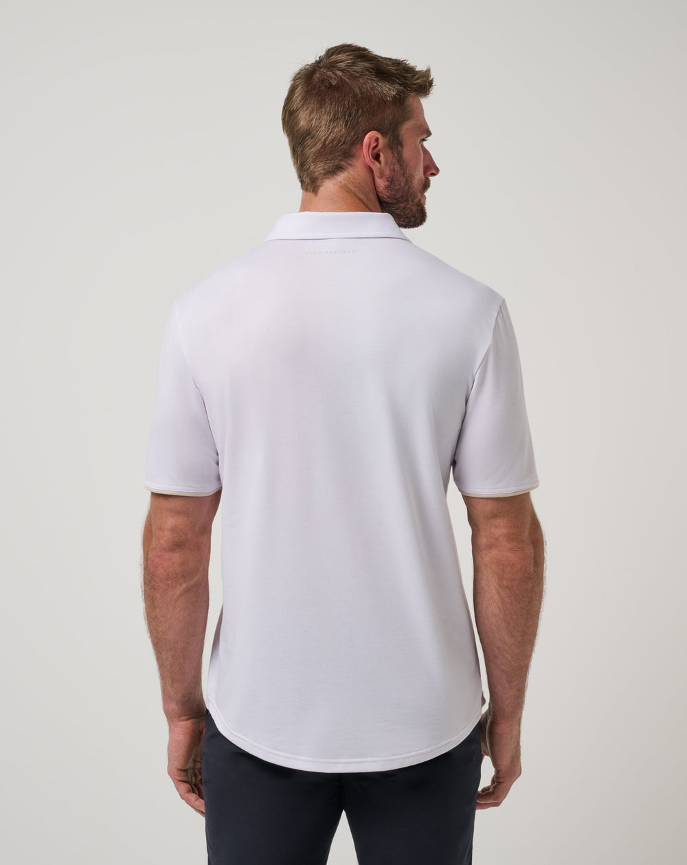 Featherweight On The Grind Polo Men|Golf|New/White