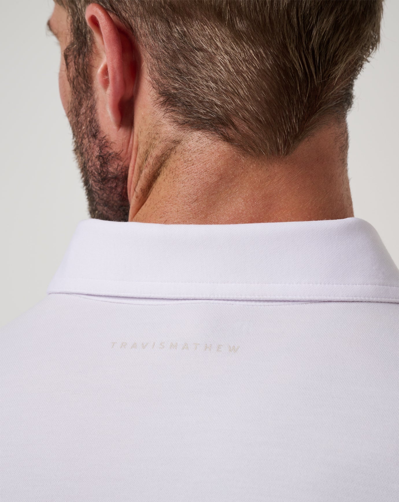 Featherweight On The Grind Polo Men|Golf|New/White