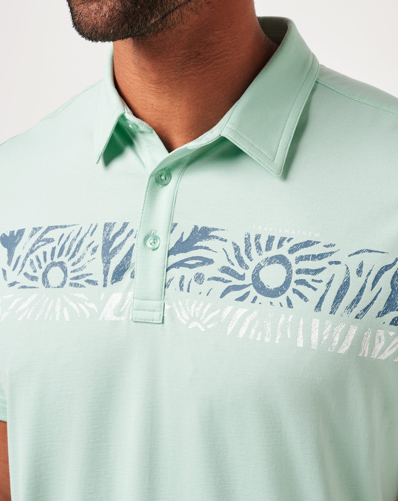 Salt Rock Polo Men|Golf/Eggshell Blue