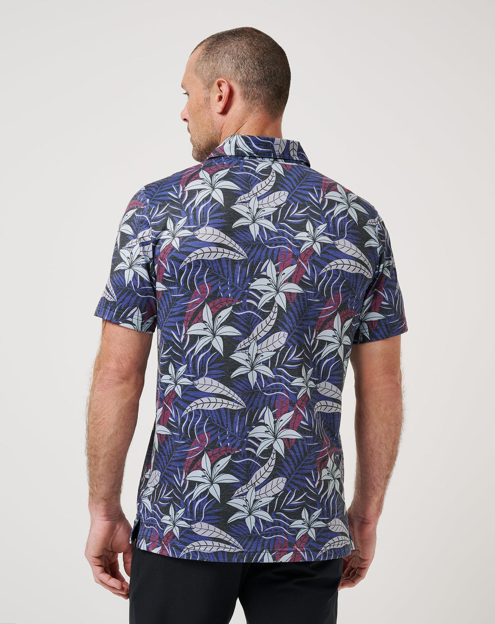Featherweight Open Bay Polo Men|Golf/Black