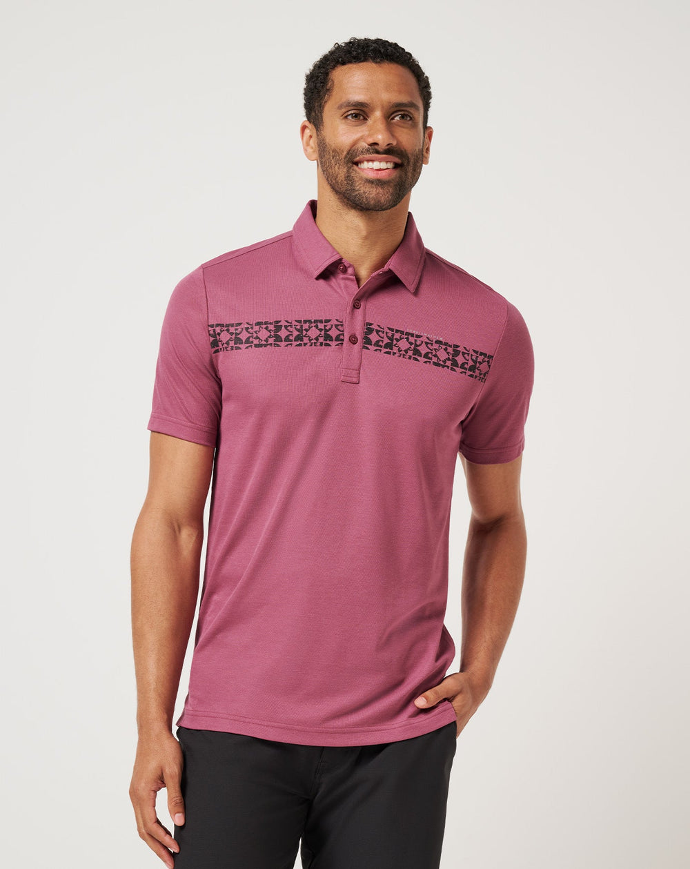 Bungee Jump Polo Men/Damson