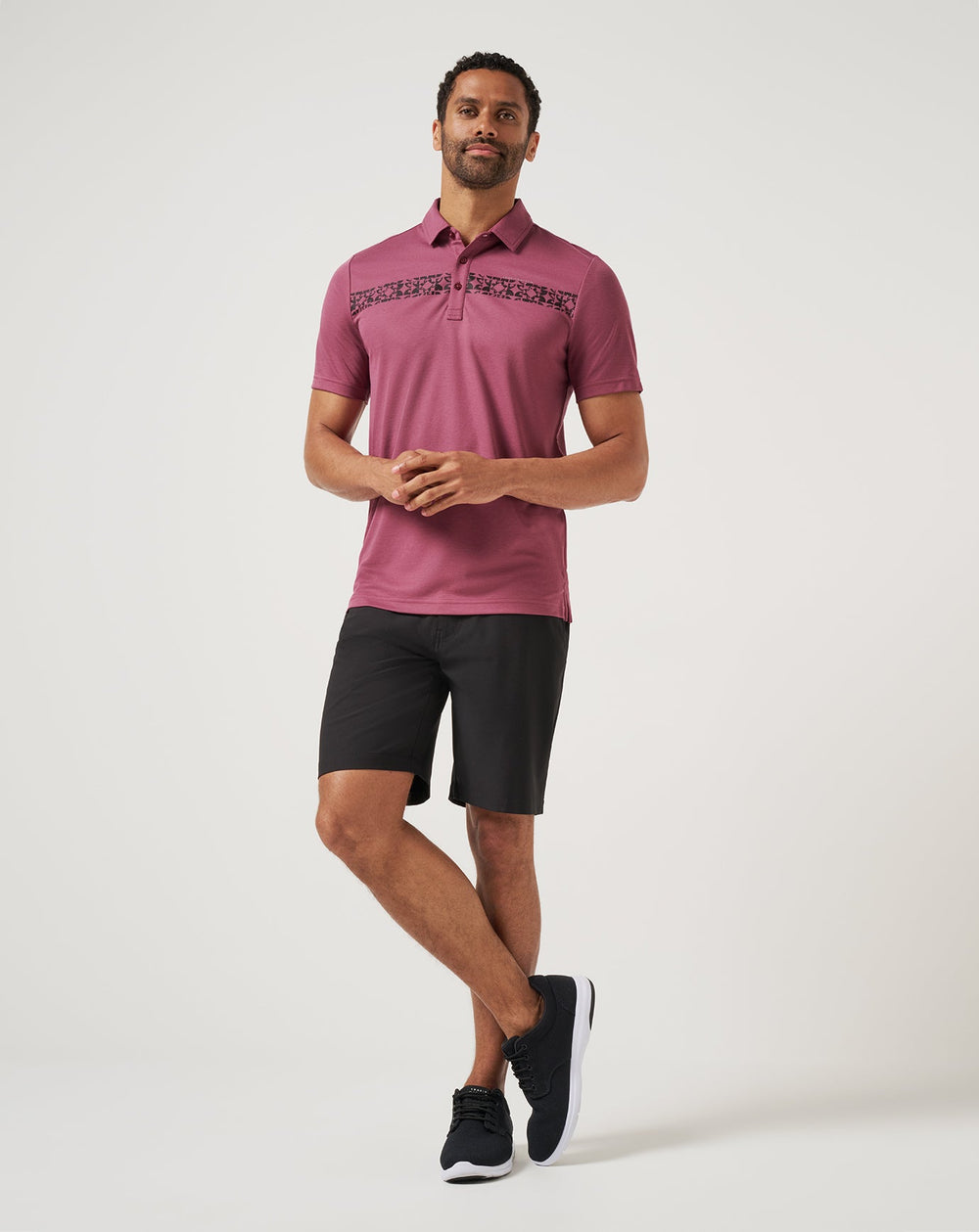 Bungee Jump Polo Men/Damson