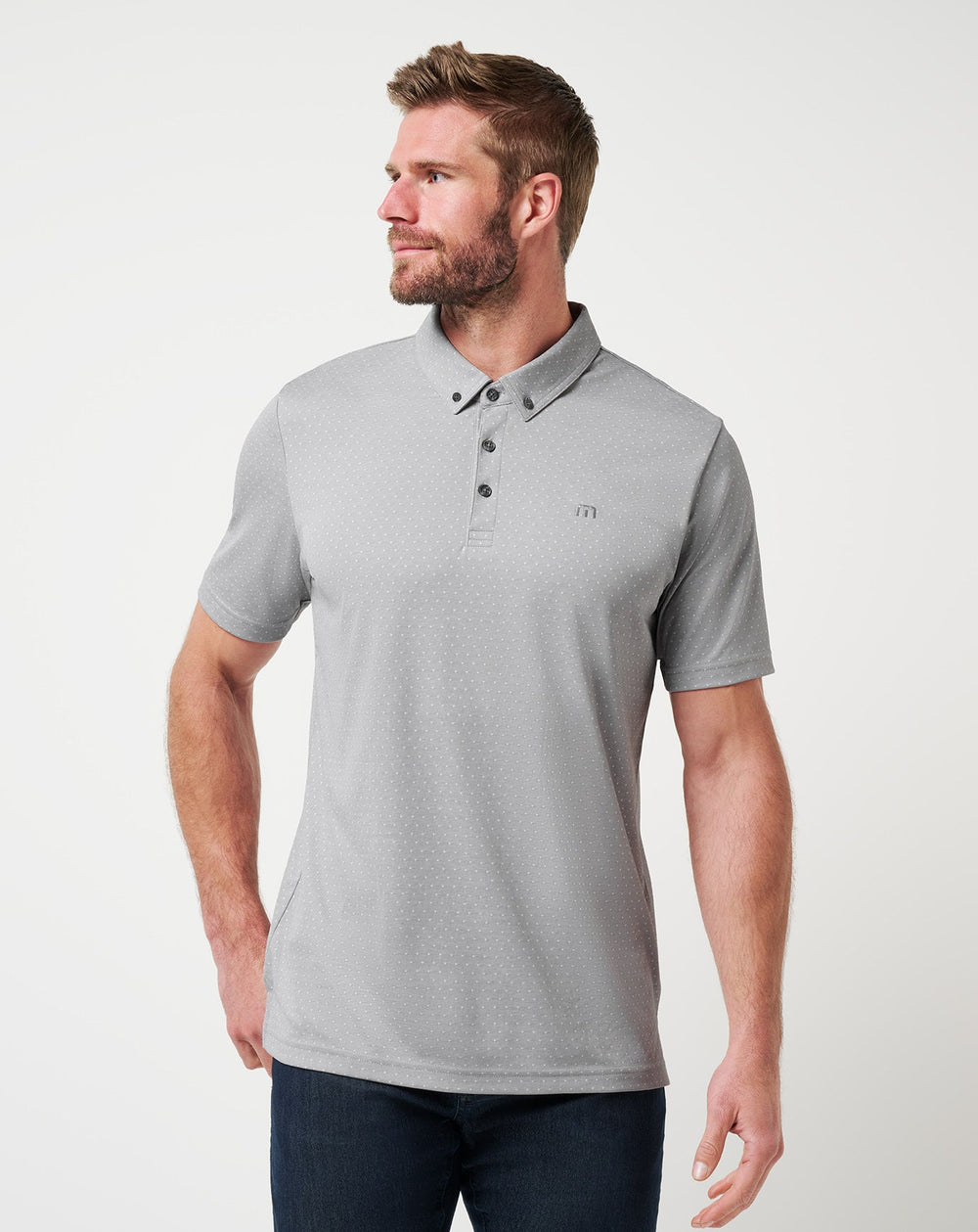 Handsome Town 3.0 Polo Men/Heather Light Grey