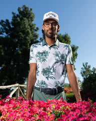 Featherweight Magnolia Polo Men|Golf/Moonbeam