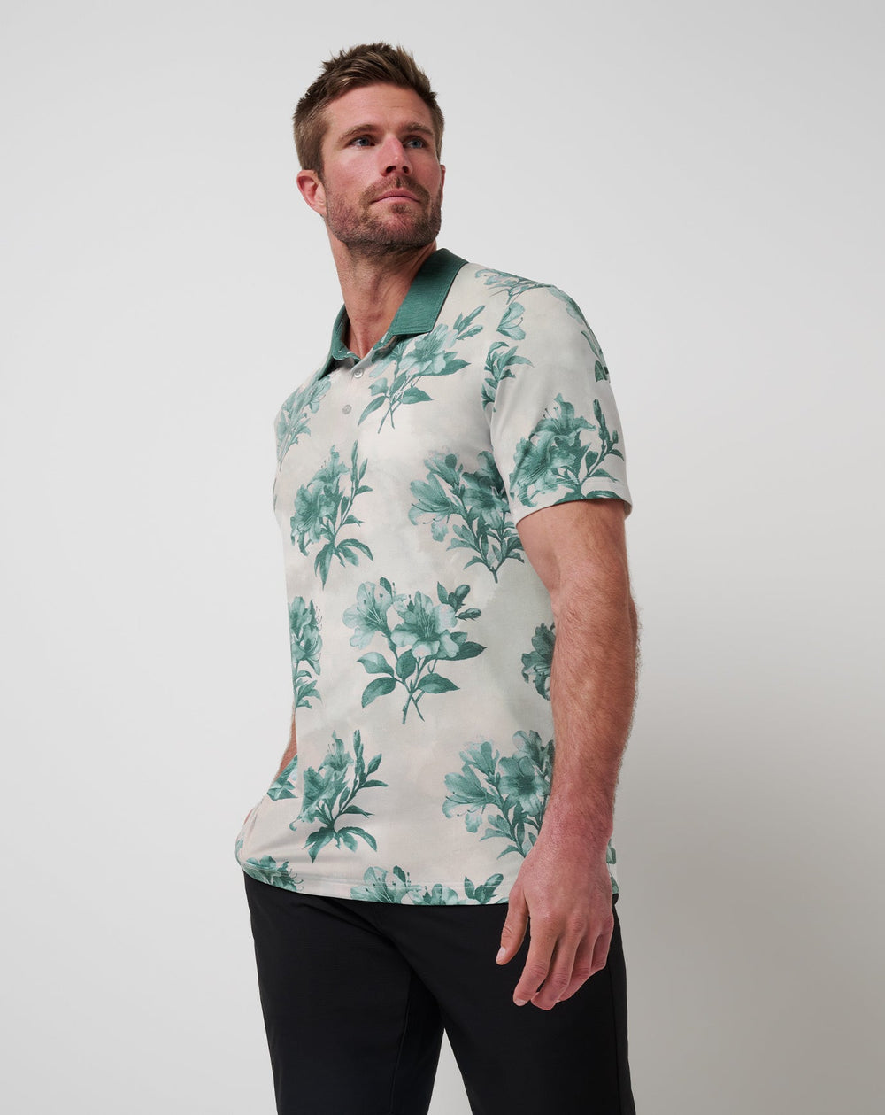Featherweight Magnolia Polo Men|Golf/Moonbeam