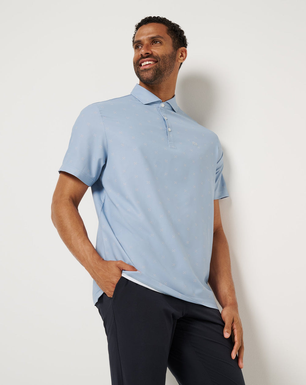 Air Taxi Polo Men/Dusty Blue