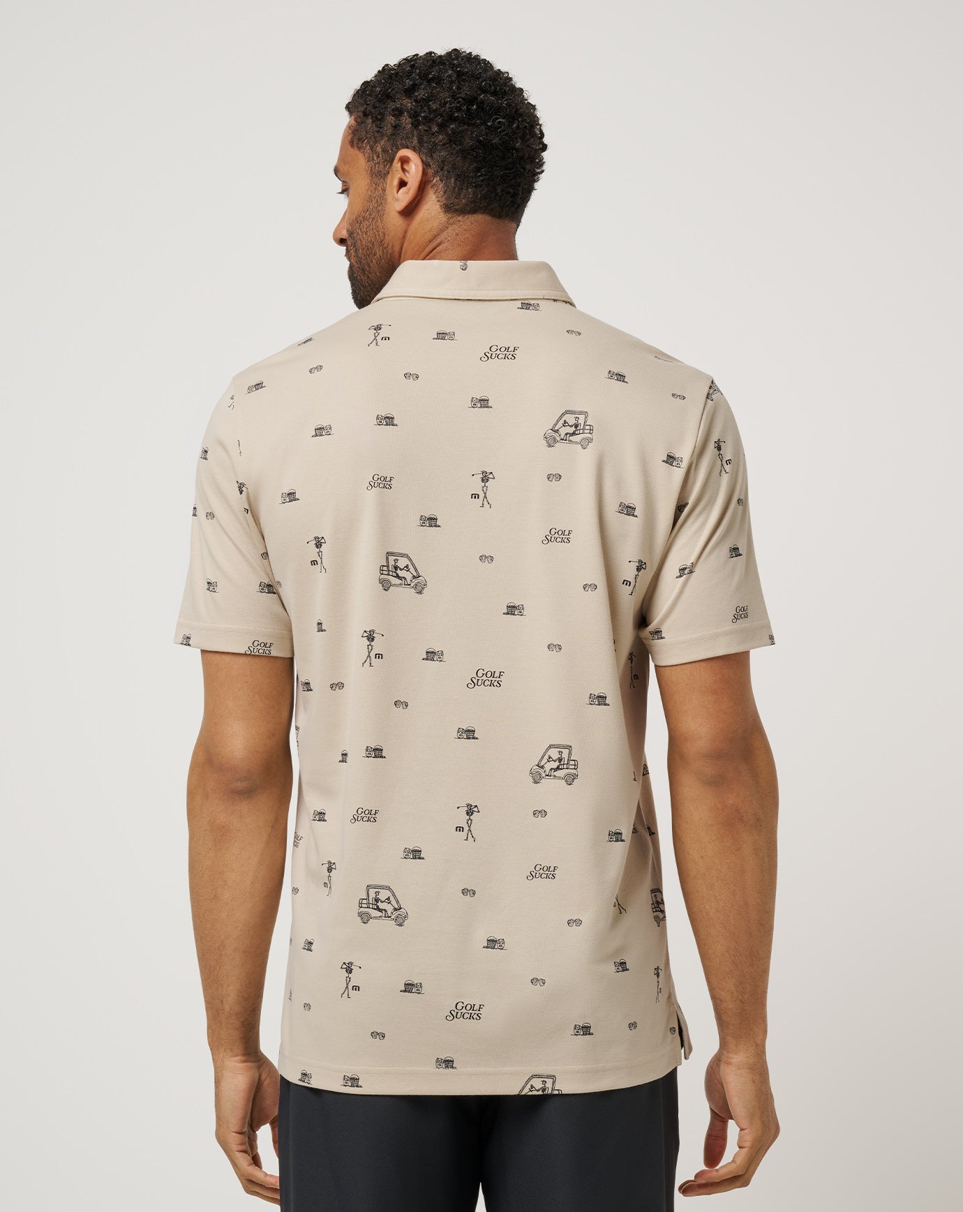Golf Sucks Polo Men|Golf/Italian Sand