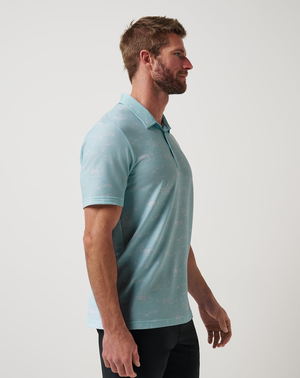 Featherweight City Polo Men/Cory Blue