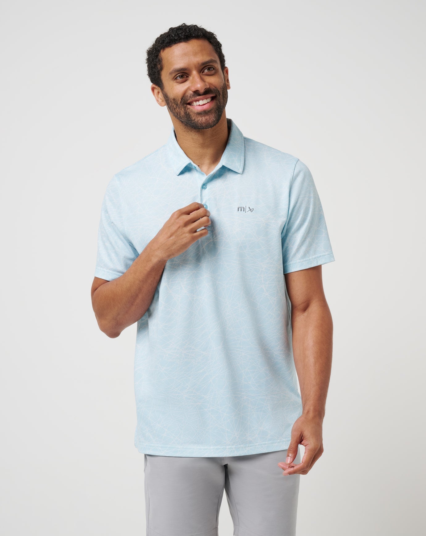 Clean Ice Polo Men|New/Cory Blue