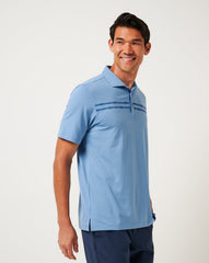 Sunbeam Chest Stripe Polo Men/Pacific Coast