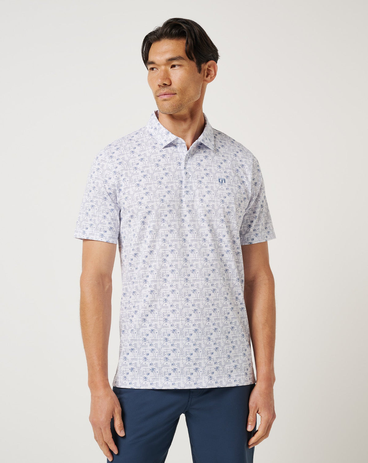 Crystal Sea Polo Men/White