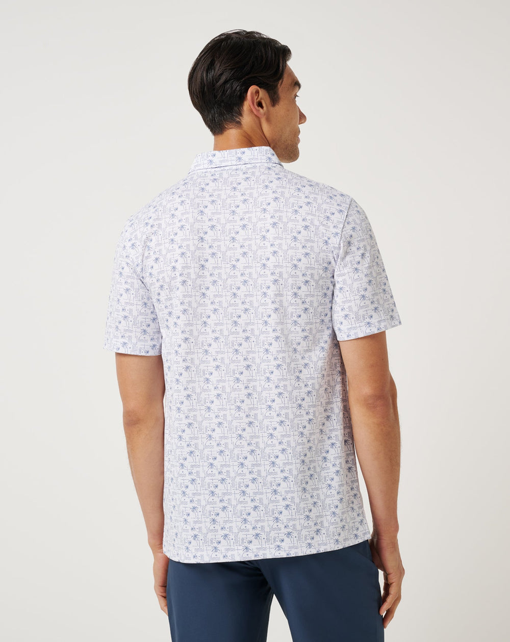 Crystal Sea Polo Men/White