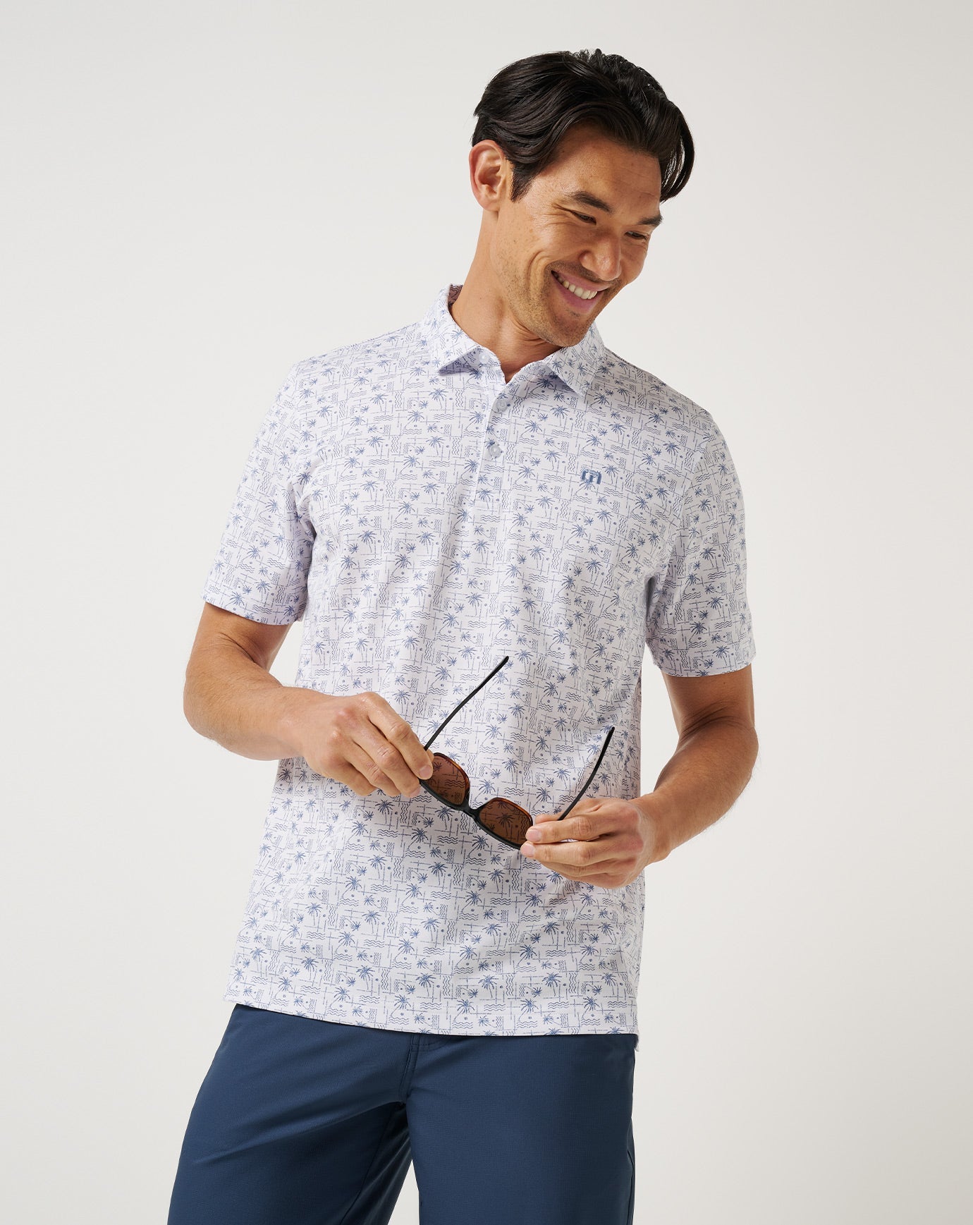 Crystal Sea Polo Men/White