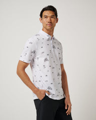 Golf Sucks Polo Men|Golf/White