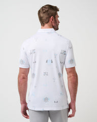 Snow Chance Polo Men|New/White