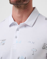 Snow Chance Polo Men|New/White