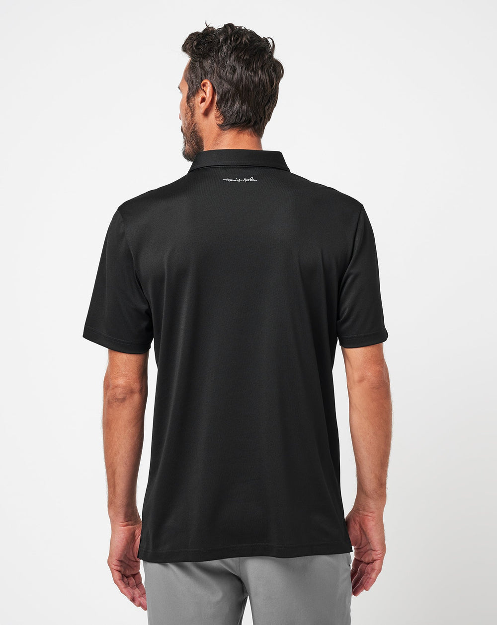 Good Good Chest Stripe Polo Men|Golf/Black/Eggshell
