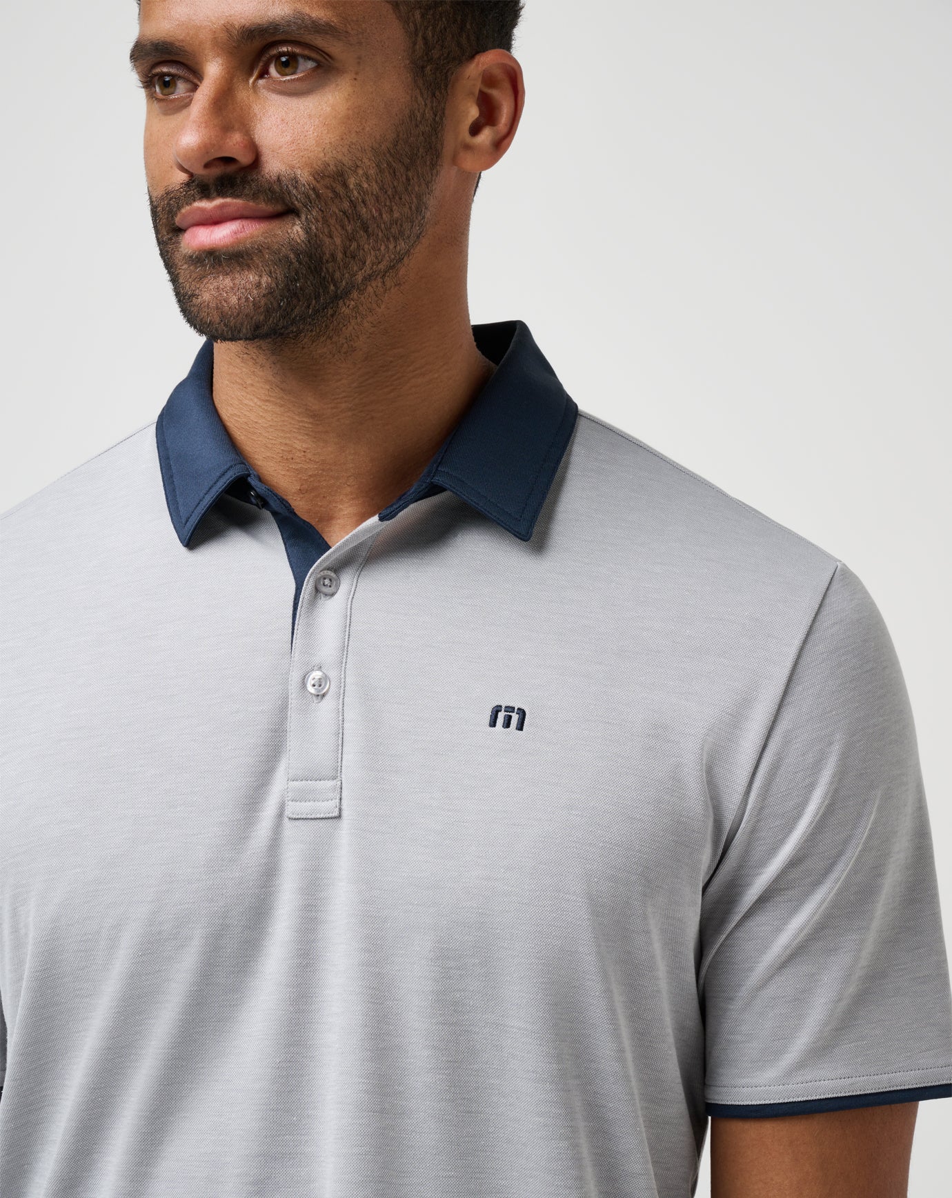 Home Game Polo Men|New/Heather Light Grey