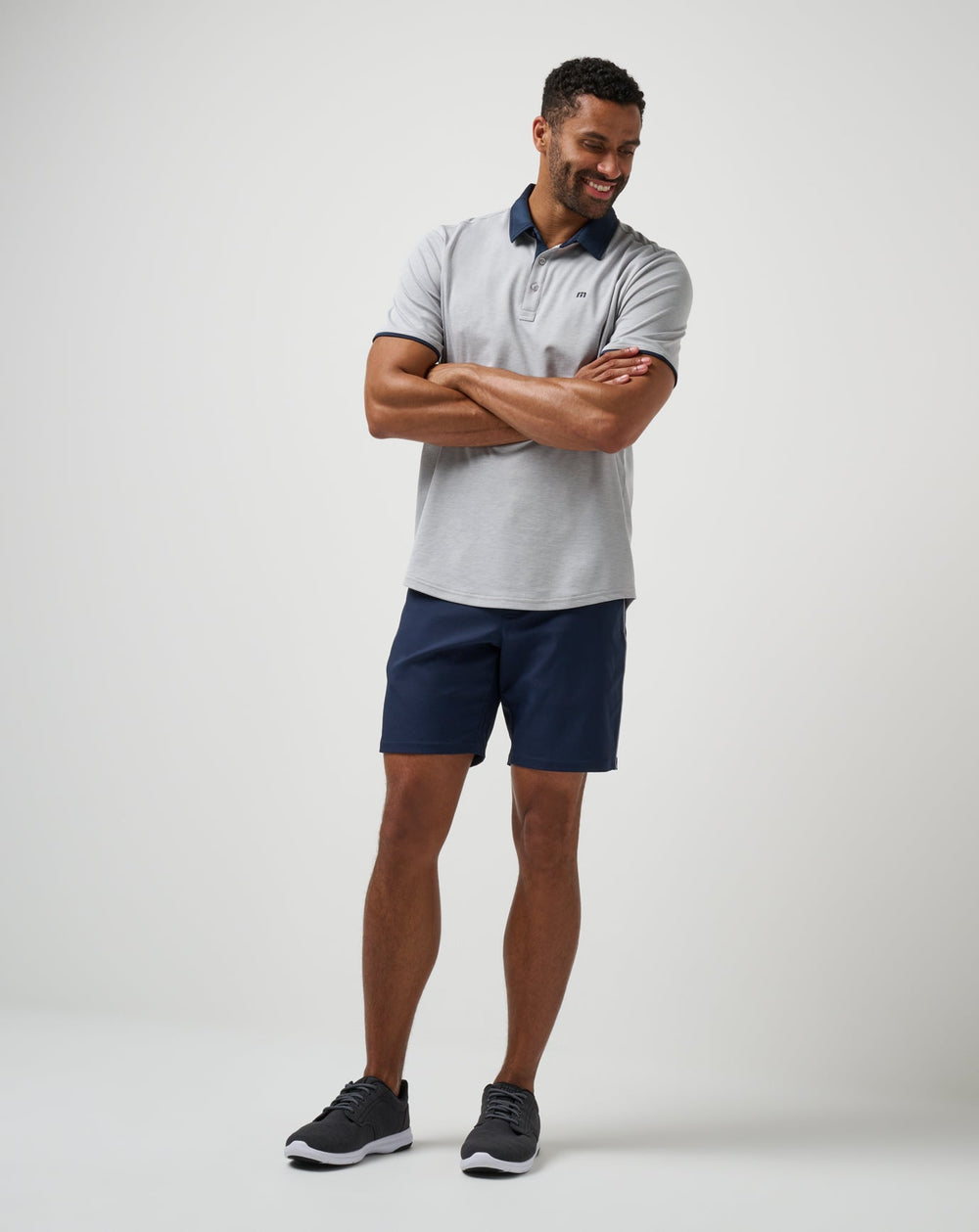 Home Game Polo Men|New/Heather Light Grey
