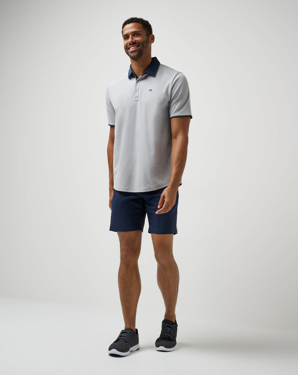 Home Game Polo Men|New/Heather Light Grey