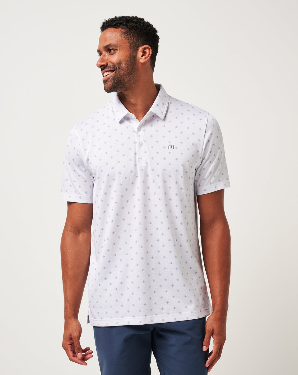 Saturday Night Stay Polo Men|Golf/White