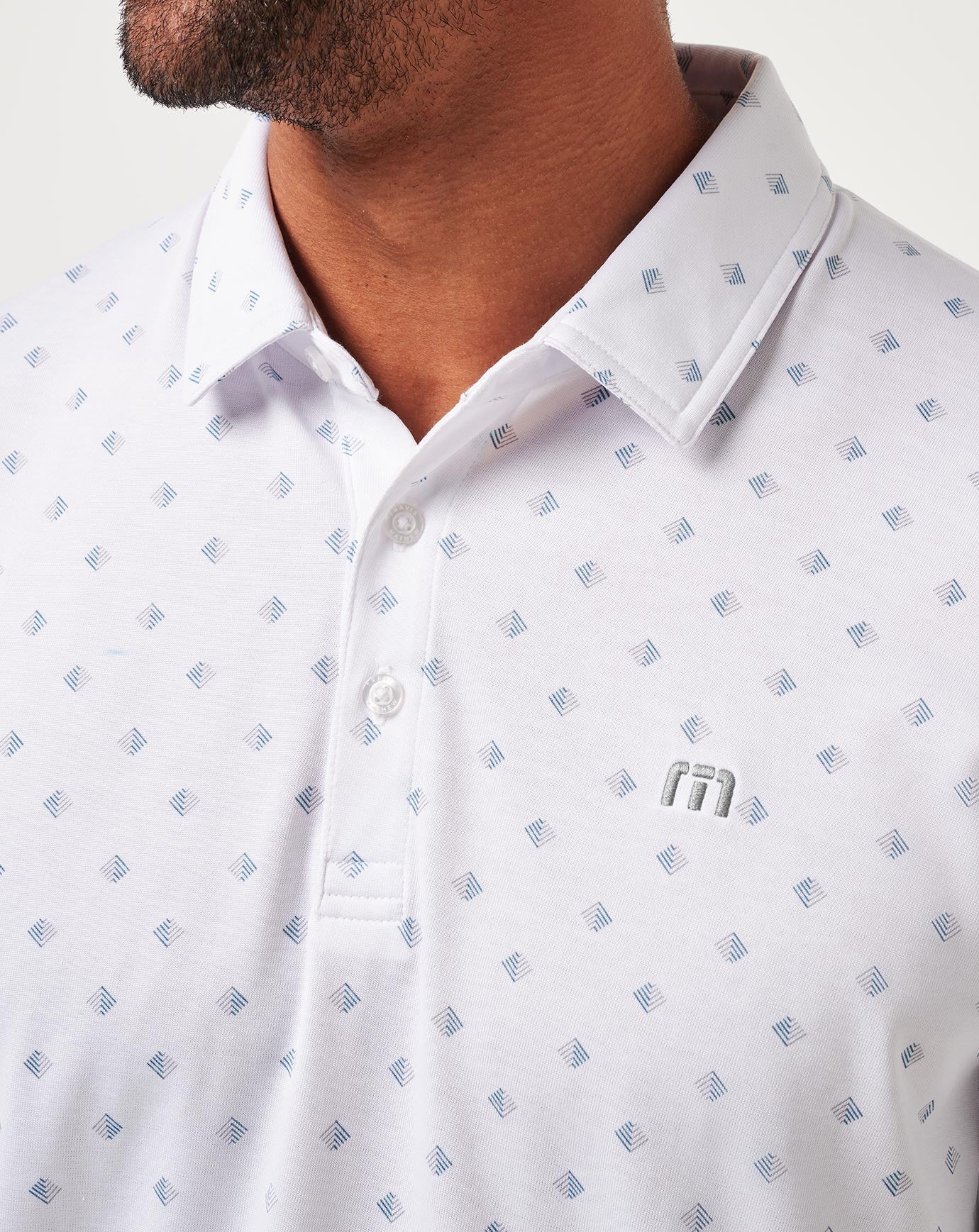 Saturday Night Stay Polo Men|Golf/White