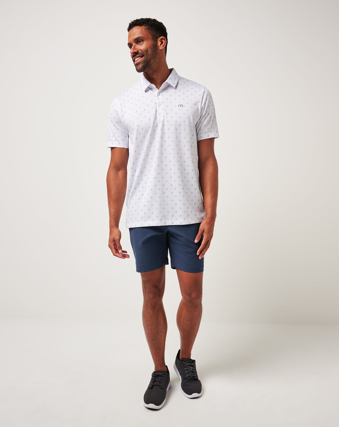 Saturday Night Stay Polo Men|Golf/White