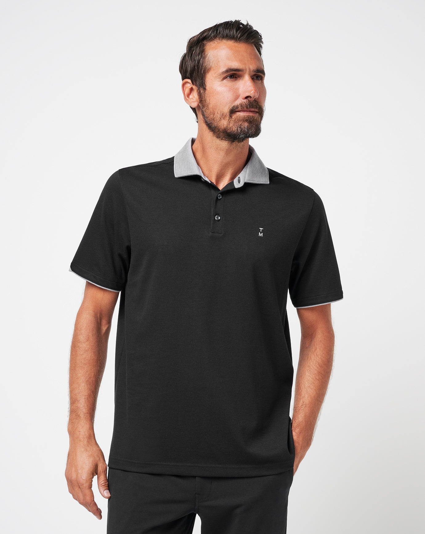 Reservation Number Polo Men|Golf/Black