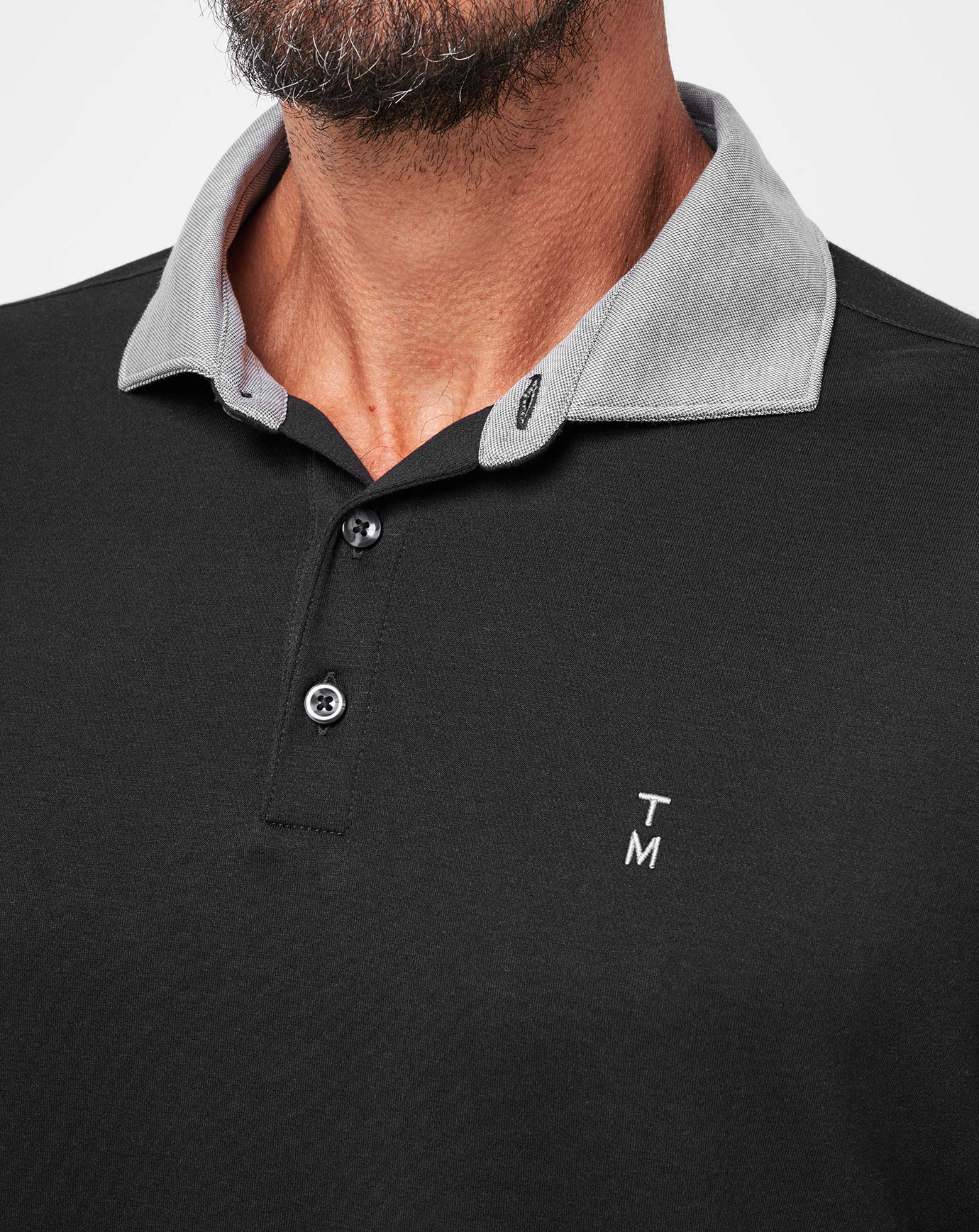 Reservation Number Polo Men|Golf/Black