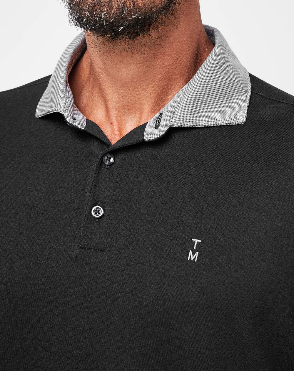 Reservation Number Polo Men|Golf/Black